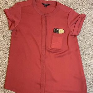 Vera Wang shirt with pocket